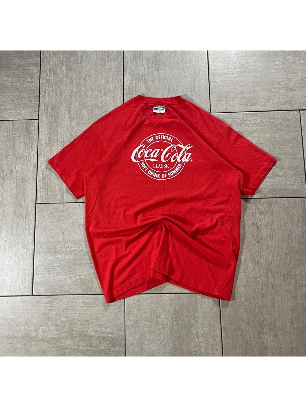 Vintage Hanes Coca-Cola Classic Red T-Shirt XL